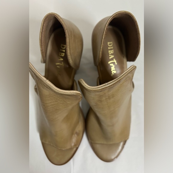 NWT DIBA TRUE SAMPLE OPEN-TOE HEELED BOOTIE SIZE 9 - Picture 6 of 6